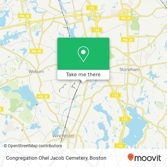 Congregation Ohel Jacob Cemetery map