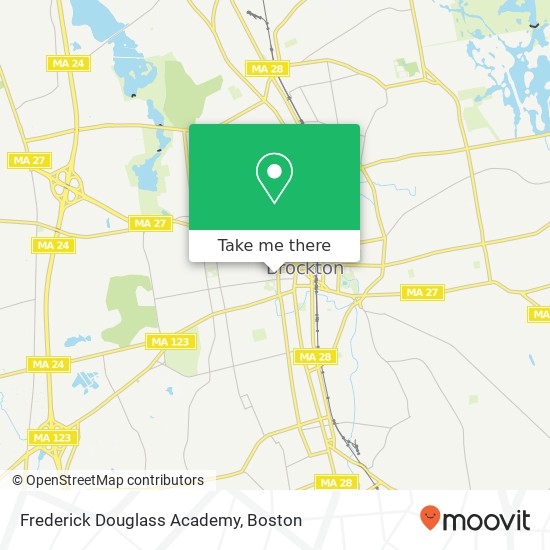 Frederick Douglass Academy map