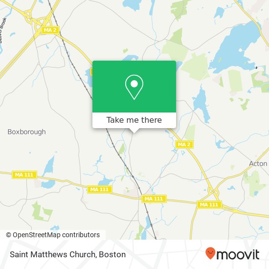 Saint Matthews Church map