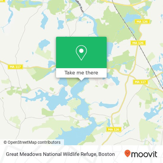 Mapa de Great Meadows National Wildlife Refuge