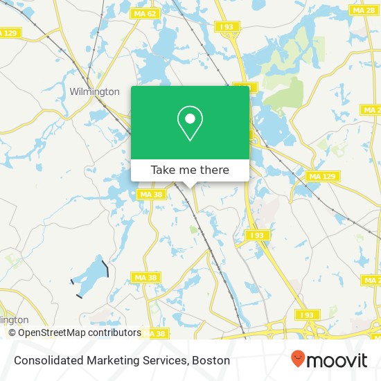 Mapa de Consolidated Marketing Services