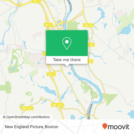 New England Picture map