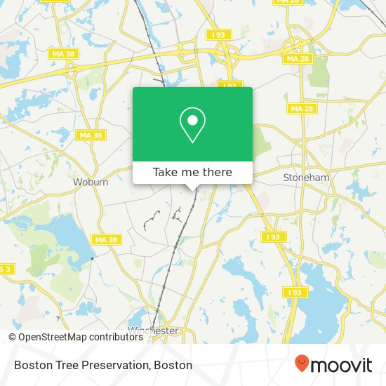 Boston Tree Preservation map