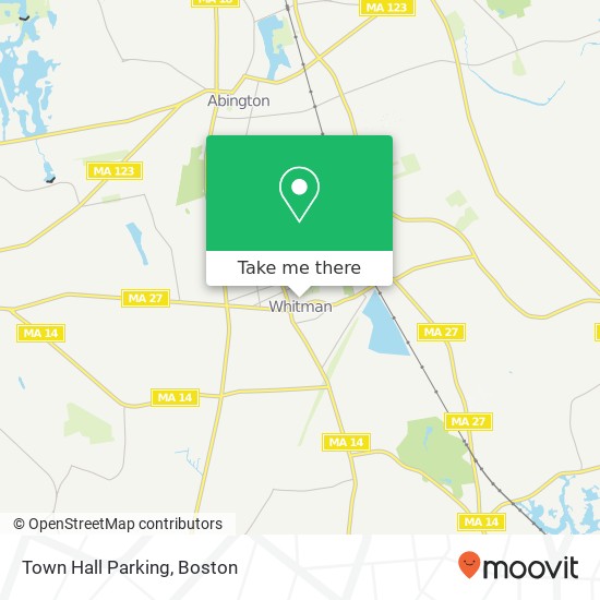 Mapa de Town Hall Parking