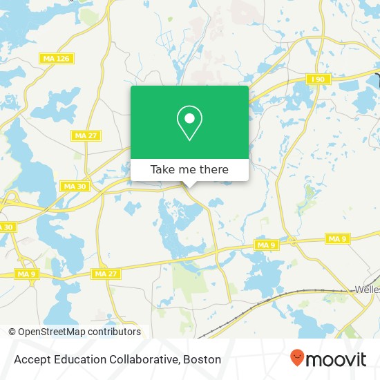 Mapa de Accept Education Collaborative