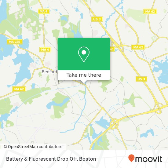 Mapa de Battery & Fluorescent Drop Off