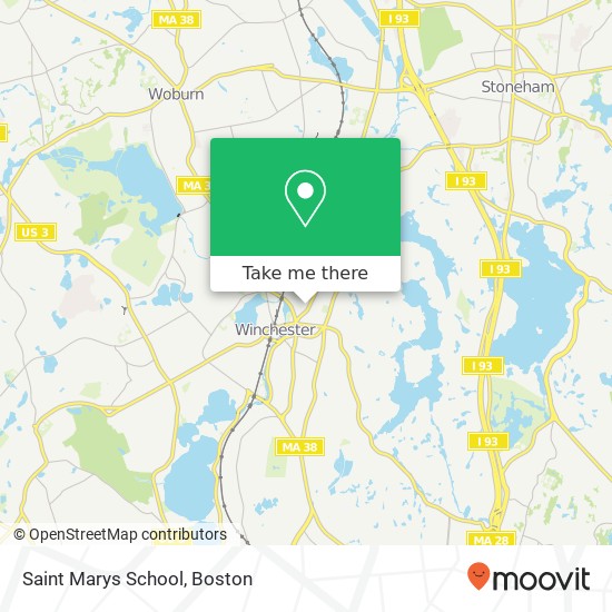 Saint Marys School map