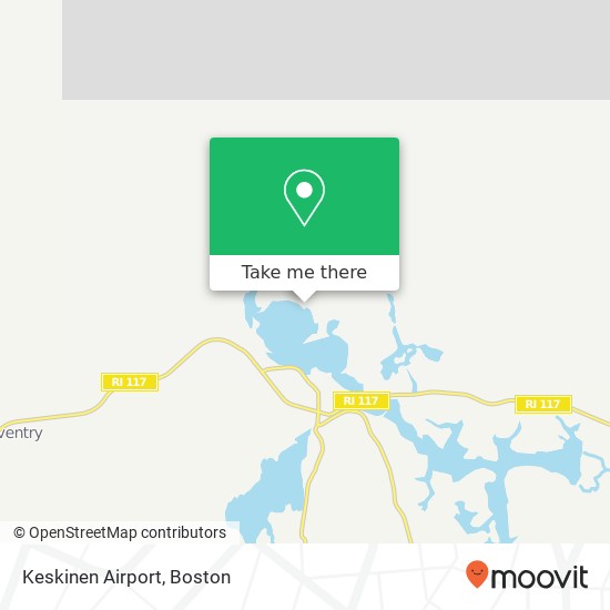 Keskinen Airport map