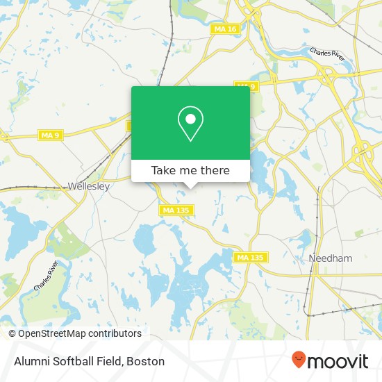 Mapa de Alumni Softball Field