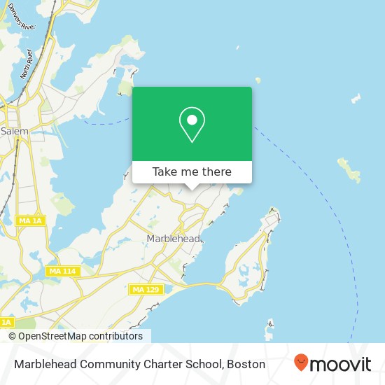 Mapa de Marblehead Community Charter School