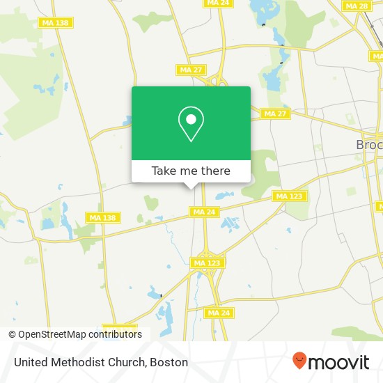 Mapa de United Methodist Church