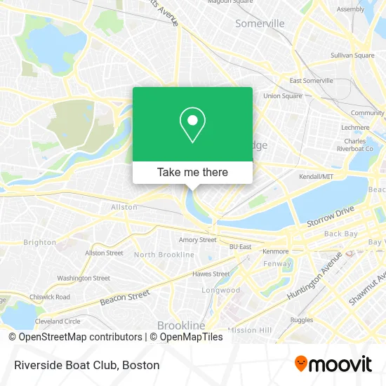 Riverside Boat Club map