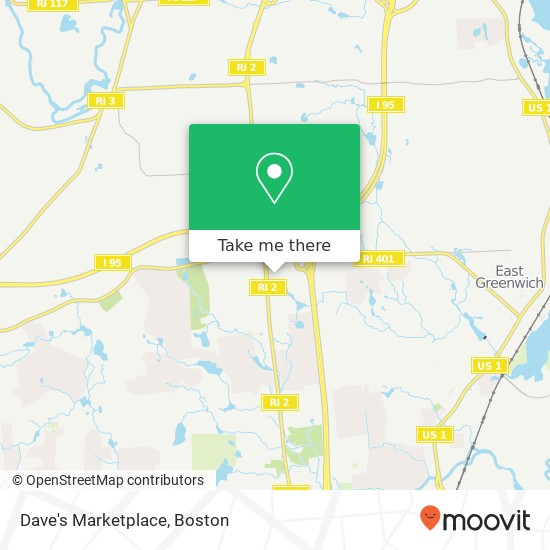 Mapa de Dave's Marketplace