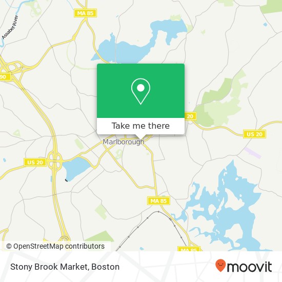 Mapa de Stony Brook Market