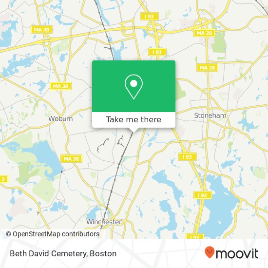 Mapa de Beth David Cemetery