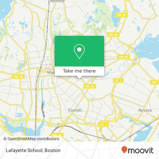 Lafayette School map