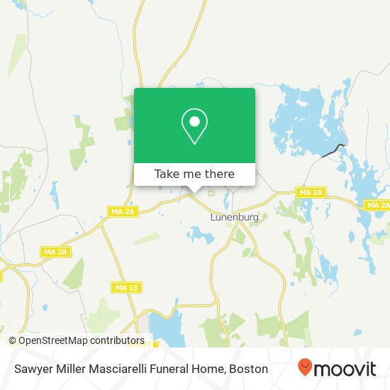 Sawyer Miller Masciarelli Funeral Home map