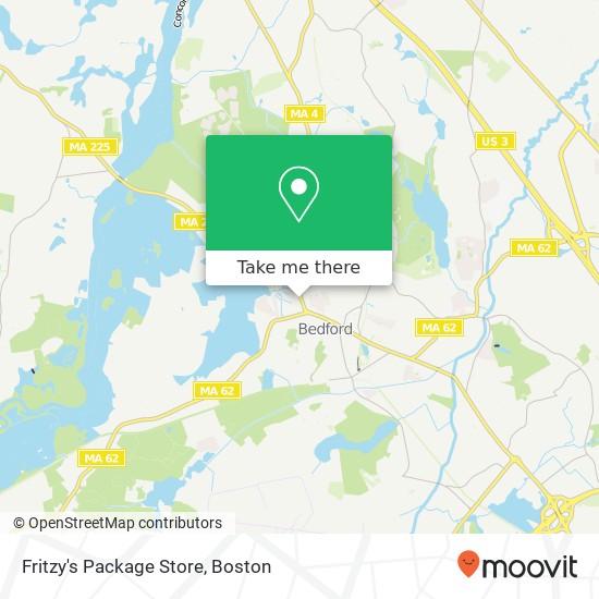 Fritzy's Package Store map