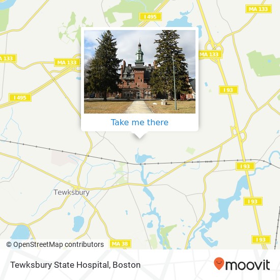 Mapa de Tewksbury State Hospital