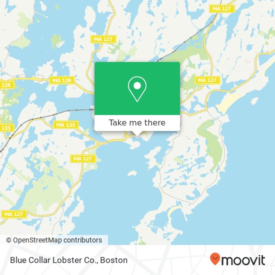 Mapa de Blue Collar Lobster Co.