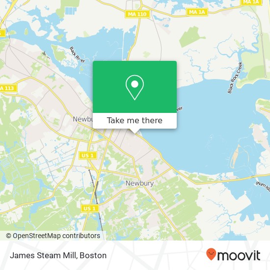 Mapa de James Steam Mill