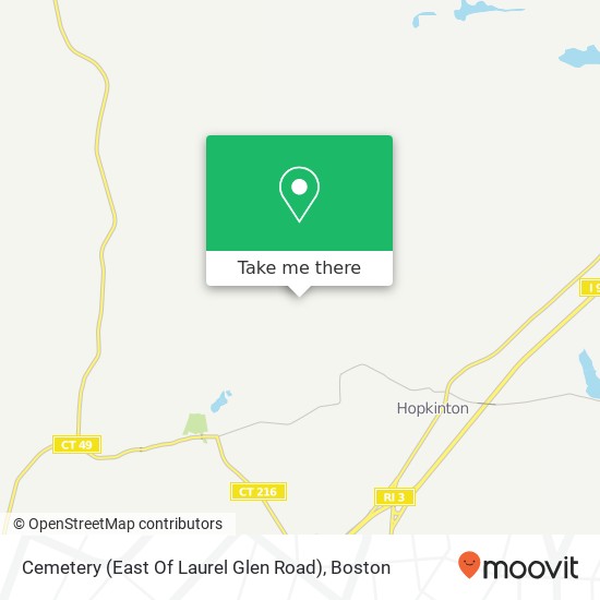 Mapa de Cemetery (East Of Laurel Glen Road)