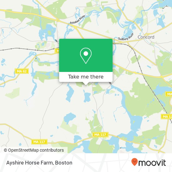 Ayshire Horse Farm map