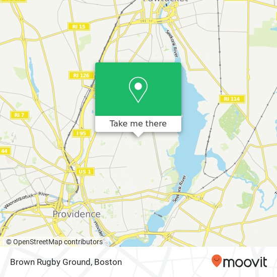 Mapa de Brown Rugby Ground