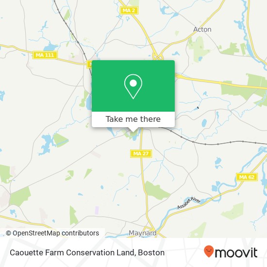 Mapa de Caouette Farm Conservation Land