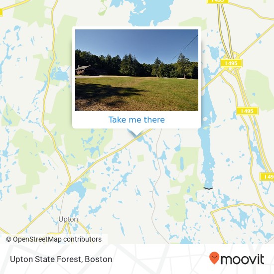 Upton State Forest map