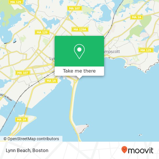 Lynn Beach map