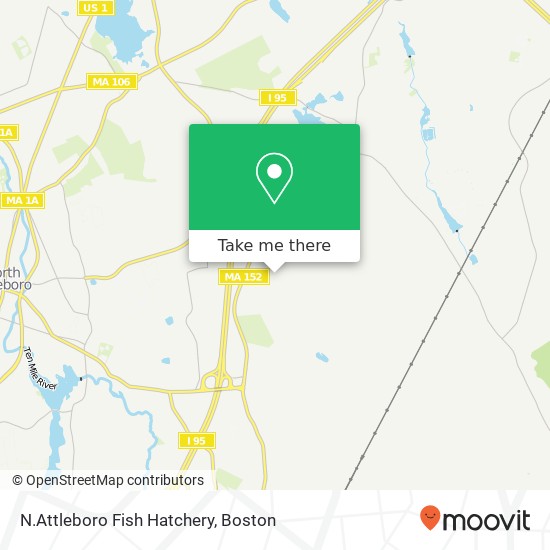 N.Attleboro Fish Hatchery map