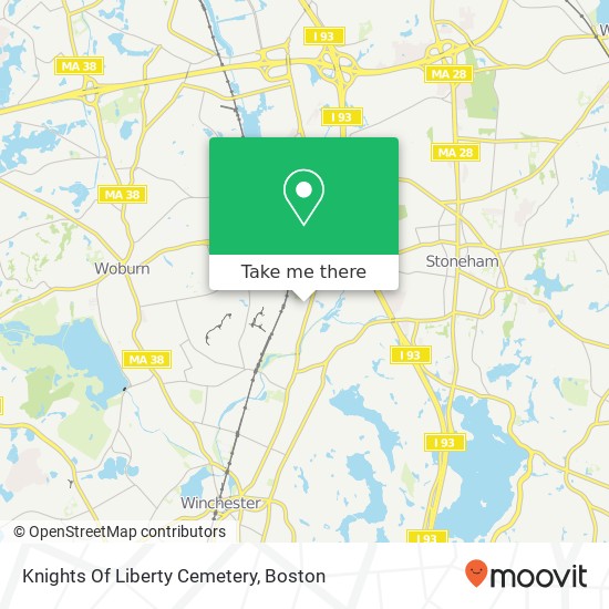 Knights Of Liberty Cemetery map