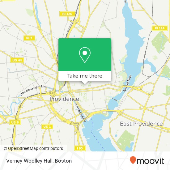 Mapa de Verney-Woolley Hall