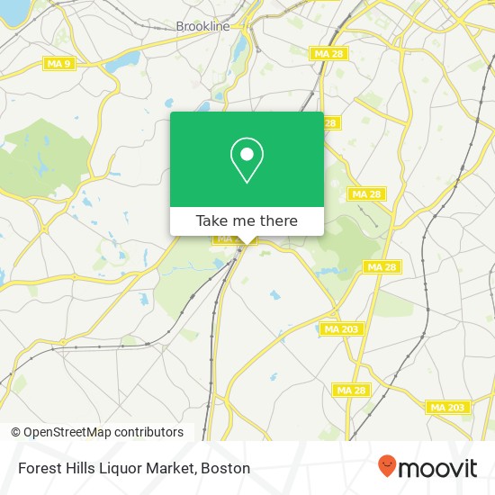 Forest Hills Liquor Market map