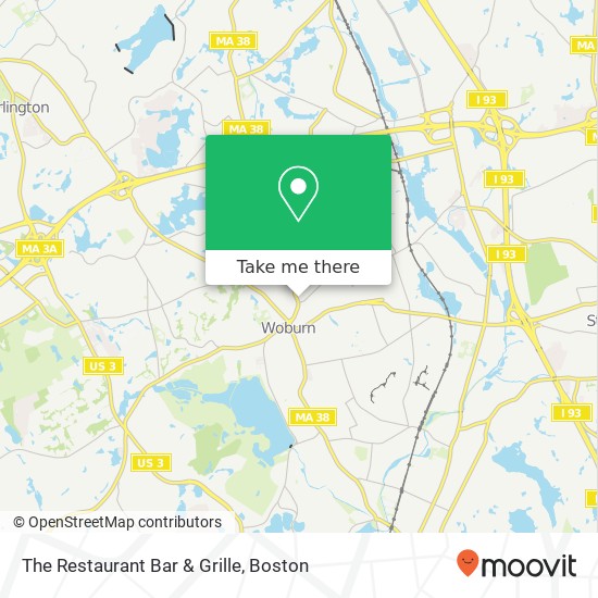Mapa de The Restaurant Bar & Grille