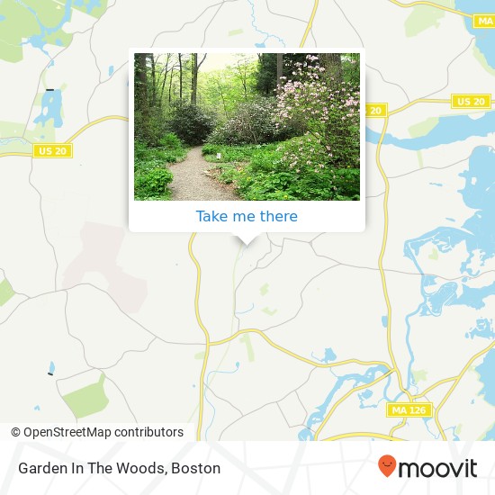 Mapa de Garden In The Woods