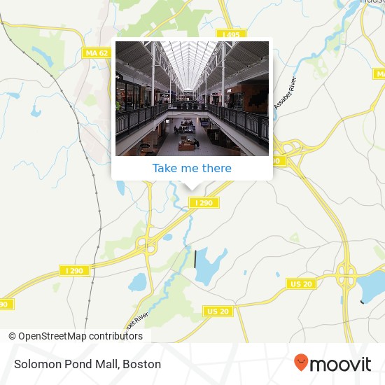 Mapa de Solomon Pond Mall