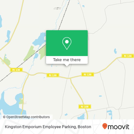 Mapa de Kingston Emporium Employee Parking