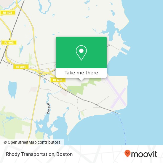 Mapa de Rhody Transportation