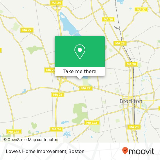 Lowe's Home Improvement map