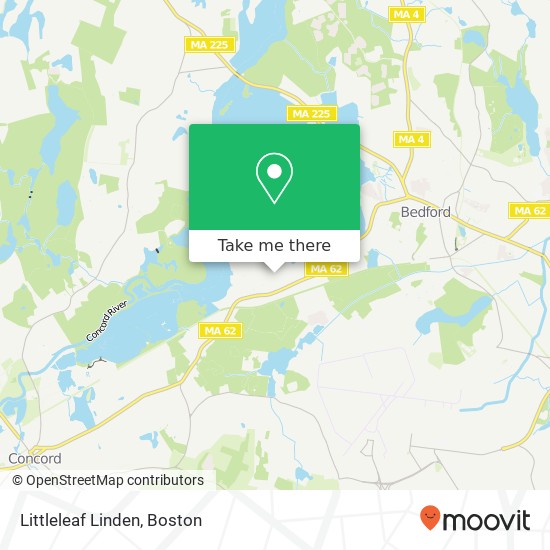 Mapa de Littleleaf Linden