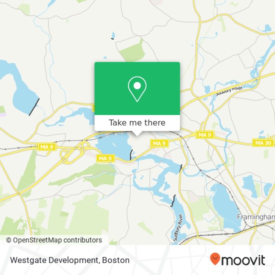 Mapa de Westgate Development