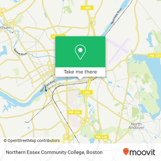 Northern Essex Community College map