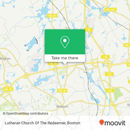 Lutheran Church Of The Redeemer map