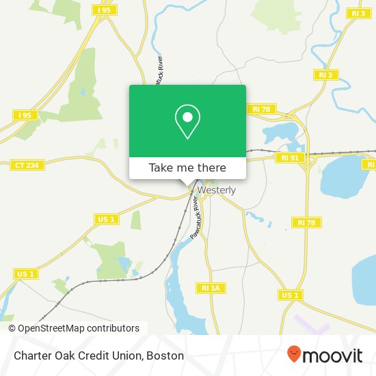 Mapa de Charter Oak Credit Union