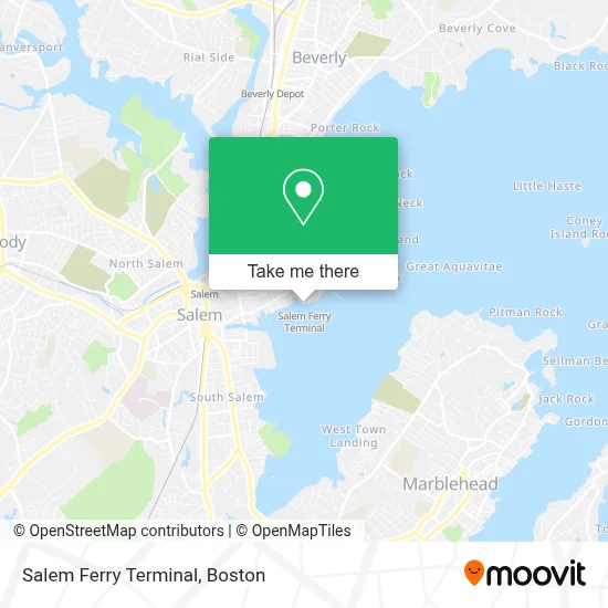 Salem Ferry Terminal map