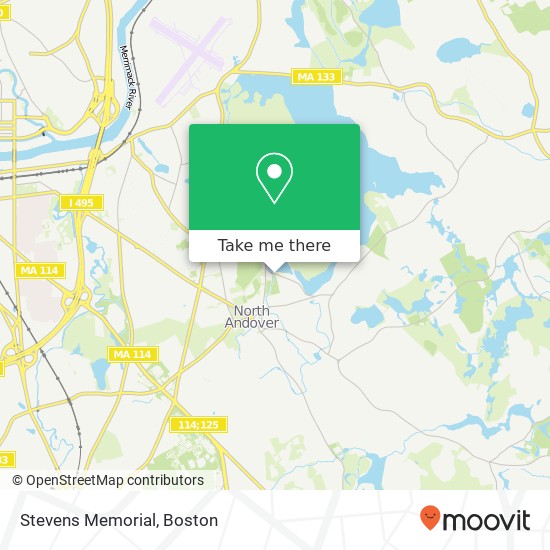 Mapa de Stevens Memorial