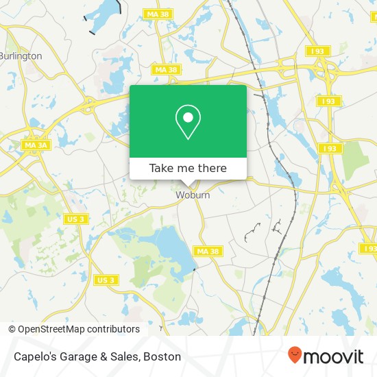 Capelo's Garage & Sales map