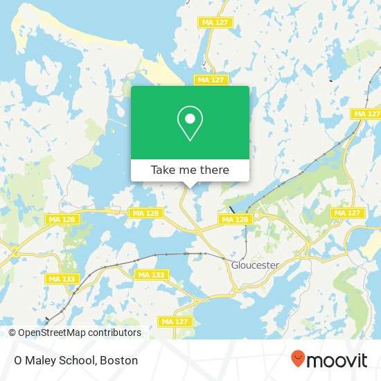 O Maley School map